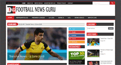 Desktop Screenshot of footballnewsguru.com